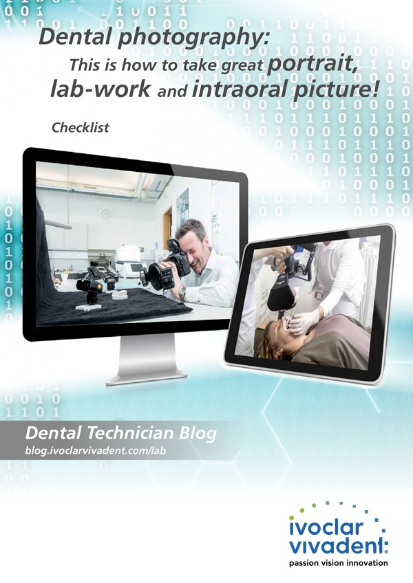 Dental photography: portrait, lab-work and intraoral picture