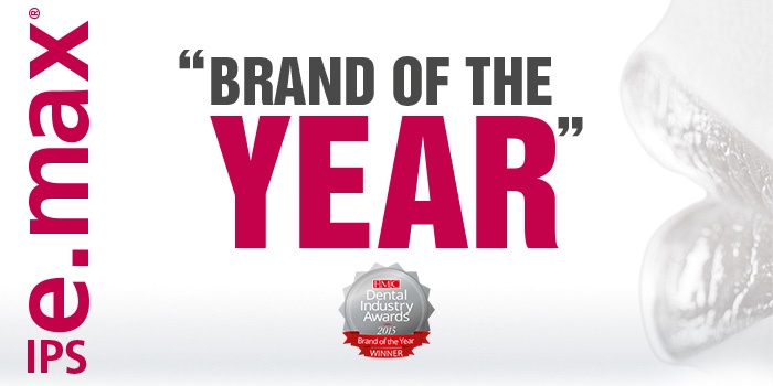 IPS e.max wins Brand of the Year in the UK